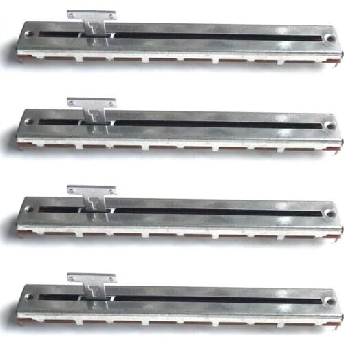 4pcs 12.8CM 128MM Foe Behringer X32 mixer B10K DOUBLE mixer potentiometer 4+4 8 feet 13MMT Sliding Potentiometer