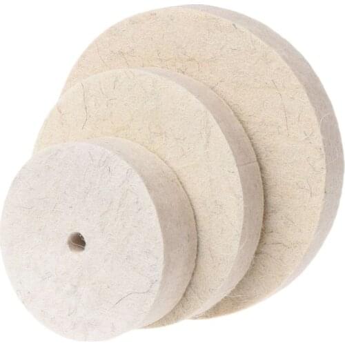 Drill Grinding Wheel Buffing Wheel Felt Wool Polishing Pad Abrasive Disc For Bench Grinder Rotary Tool 517A