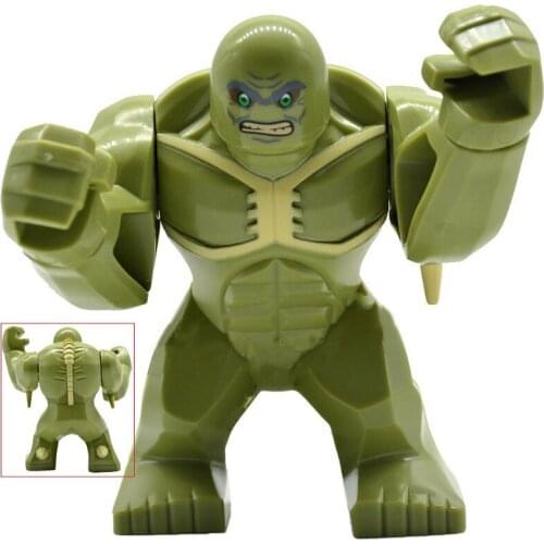 Superhero League Big Decool Thanos Riot Anti-Venom Horror Carnage Hulk Nemesis Spiderman Building Block Toy Children