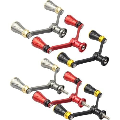 EKfan 90MM aluminium alloy Fishing Reel Handle + Metal knobs Suitable For Shimano/Daiwa Spinning Fishing Reel Tackle Accessory