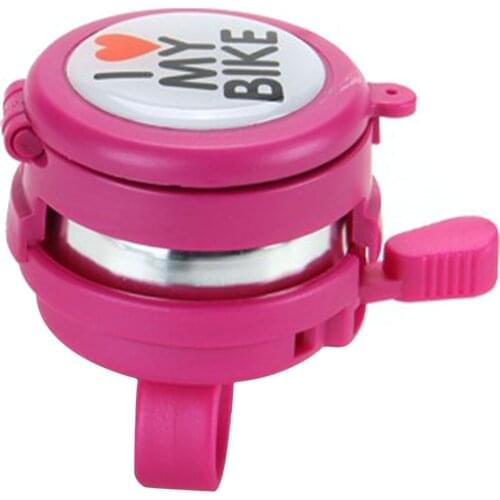 2 in 1 Bike Bell Mirror Aluminum Plastic Clear Sound for WomenKid mountain bikes 22.2-25.4mm handlebar bicycles 6X5X7cm