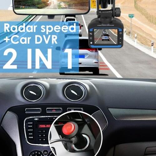 VG3 Dashboard Cam English Russian Speed Voice 2 in 1 Radar Detector Alert Alarm for Outdoor Personal Car Ornaments