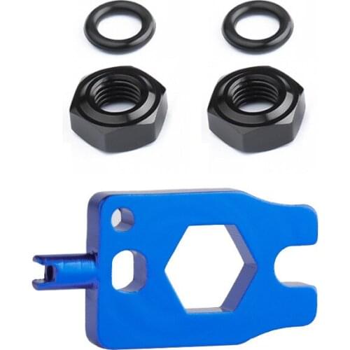 Road MTB Bike Bicycle Air Nozzle Tubeless Tire Schrader Presta Valve Nut Screw Installation Wrench Valve Extension Rod Removal
