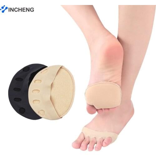 Five Toes Forefoot Pads for Women Hallux Valgus Bunion Pain Relief High Heels Half Insoles Calluses Corns Care Socks Toe Pad