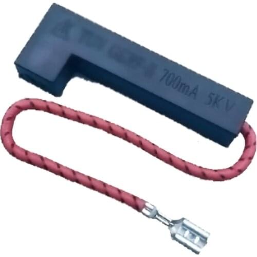 1Pcs/lot Microwave Oven Parts Integrated Shell High Voltage Fuse Tube Assembly 700mA 5KV for Magnetron Capacitor Accessories New