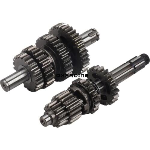 150cc 155cc Transmission Gear Box Main Counter Shaft Kit For ZongShen ZS 1P60YMJ W150 155Z Engine Dirt Pit Bike BSE KAYO SSR
