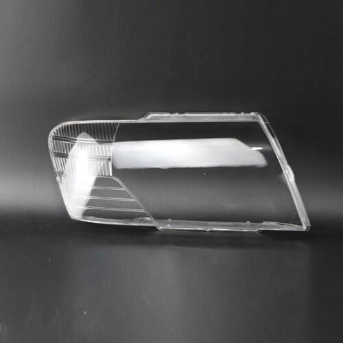 2pcs for Mitsubishi Pajero V73 V75V77 2003-11 headlight lampshade transparent headlight cover lens Transparent headlight housing