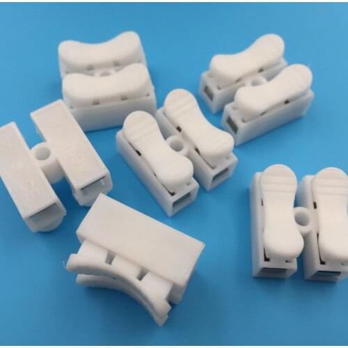 20pcs lot 2 Pins Electrical Cable Connectors CH2 Quick Splice Lock Wire Terminals