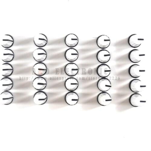 25pcs EQ Cap Equalizer Knob / High School Bass Pot Knob Cap for Pioneer DJ MIXER DJM djm-2000 900 850 750 700 800 WHITE Color