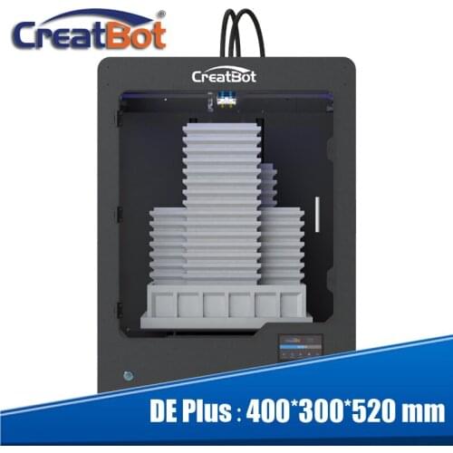 Creatbot DE plus 03 large format 3d printer dual triple extruders max 400 degree E3DV6 kind China factory self-reseached