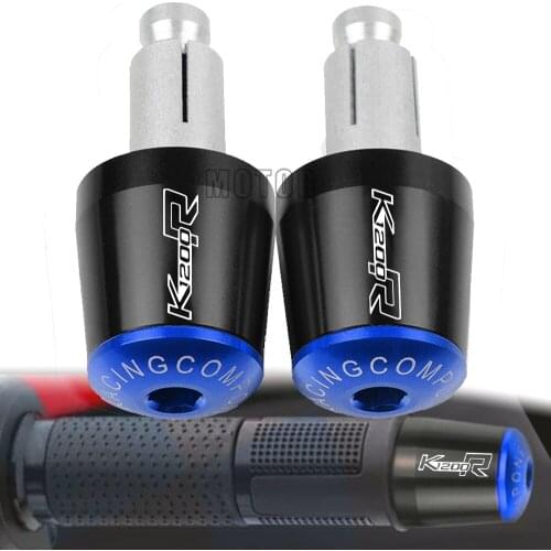 7/8mm CNC Aluminum Motorcycle Hand Bar End Handlebar Handle Grips Cap For BMW K1200R K 1200 R 2004 2005 2006 2007 2008 2009 2010