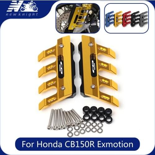 For Honda CB150R Exmotion Motorcycle Accessories CNC Aluminum Mudguard Side Protection Block Front Fender Side Anti-Fall Slider