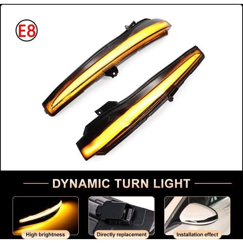 Side Rearview Mirror Indicator Blinker Repeater Dynamic Turn Signal Light For Mercedes Benz C E S GLC Class W205 X253 W213 W222