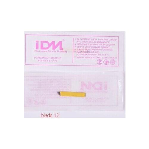 Eyebrow Tattoo Needles Tattoo Curved Blade Tattoo Supply 7needles for microblading pen eyebrow tattoo blade 14