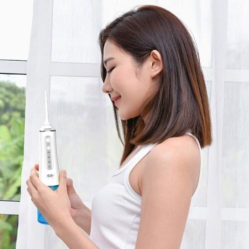 Electric TeethCleaner USB Rechargeable 300ML Water Tank Portable Dental Water Jet Travel Waterproof Water Flosser Oral Irrigator