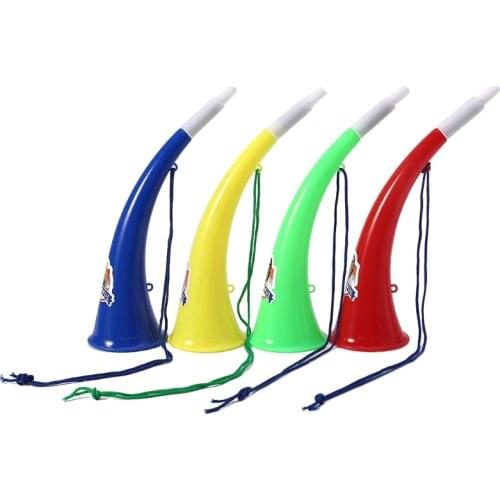 Football Game Fans Horn Cheerleading Refueling Props Ox Horn Vuvuzela Kid Trumpet Toy Air Horn safe plastic colorful 2021 NEW