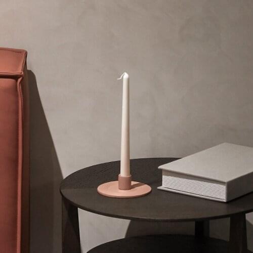 Nordic creative plain Ceramic Candle Candlestick decoration decoration wedding desktop decoration manual home decoration