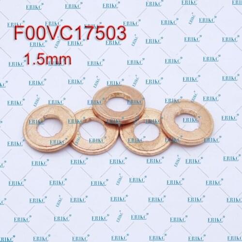 F00VC17503 (F00V C17 503) ERIKC CR inyector Copper ring, diesel injector heat shield thickness=1.5mm
