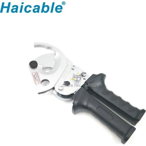 Haicable Mechanical Cable Cutter D-300 Wire Cutter Ratchet Cable Cutter For Cutting Copper & Aluminum Cable Max 600MCM/Dia 35mm