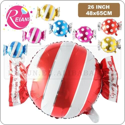 Sweet Candy Foil Balloons helium balloon wedding decoration baloon marriage air balls happy Birthday party balloons event globos