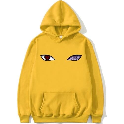 2019 Naruto Yondaime Hokage Hoodies Men/women Fashion Namikaze Minato Harajuku Naruto Eyes Print Mens Hip Hop Hoodies Sweatshir