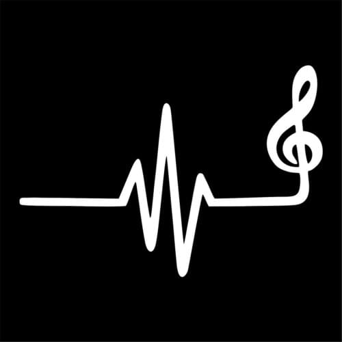 Musical Notes Car Sticker Window Door Bumper Home Decor Laptop Vinyl Decal Automobiles