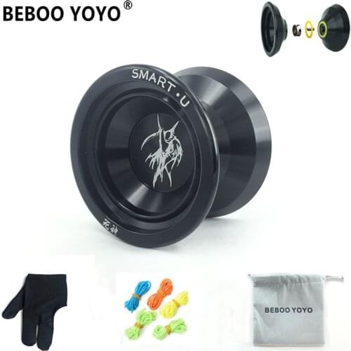 2017 New Metal Yoyo Professional Yoyo Set Yo yo + Glove + 3 String + Yoyos Bag S2 Yo-yo Classic Toys Diabolo Gift For Children