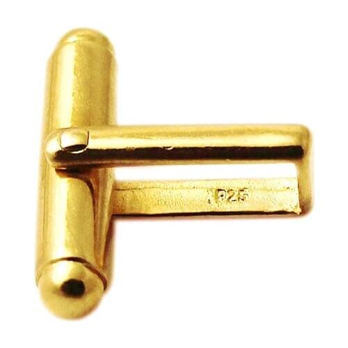 Beadsnice Wholesale Solid 925 Sterling Silver Cuff links Blanks Base for Personalized Silver Handmade Jewelry Making ID29772