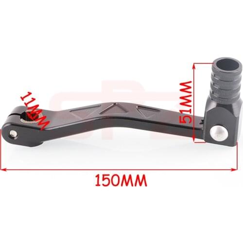 Suitable for 50cc 70cc 110cc 125cc xr/crf 50 dirt pit bike cnc aluminum gear folding shifter dirt pit shift lever
