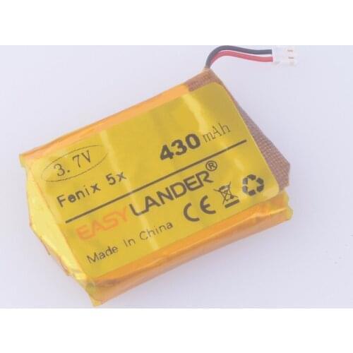 Easylander 3.7V 430mAh Replacement Battery For Garmin fenix 5X GPS sports watch 361-00098-00 ASDB542437-P1