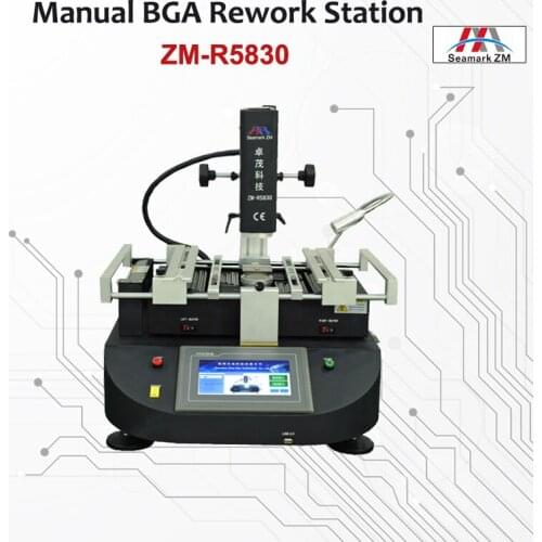 Hot air bga rework soldering station Original ZM-R5830 4500W for mobile chip game board motherboard repairing