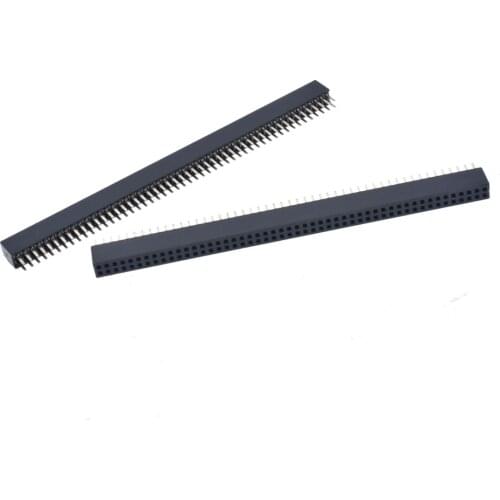 10PCS 2*50PIN 1.27MM double Row Female Pin Header 2X50PIN 1.27MM PIN Connector strip