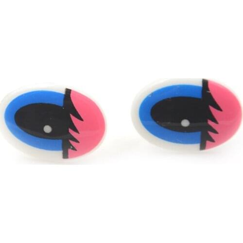 10pcs cartoon safety eyes nose for dolls toys Sole For Teddy Bear Stuffed Toys Snap Animal Puppet Dolls Craft doll eyes