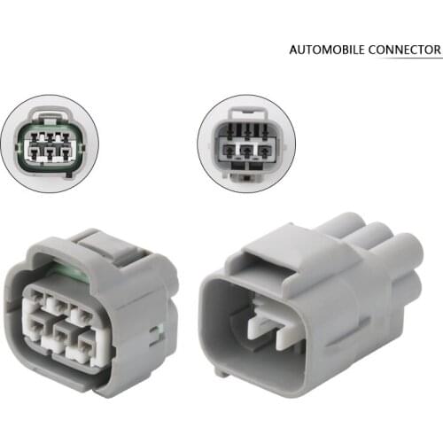 100 sets 6 pin male female accelerator throttle pedal plug auto electrical connector for Toyota Lexus 7282-7064-40 7283-7064-40