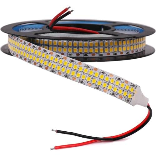5M 2835 Led Strip 480Leds/m Flexible Led Light Strips 15mm PCB IP67 Waterproof Led Tape Rope 12V 24V Indoor Outdoor Decor Light