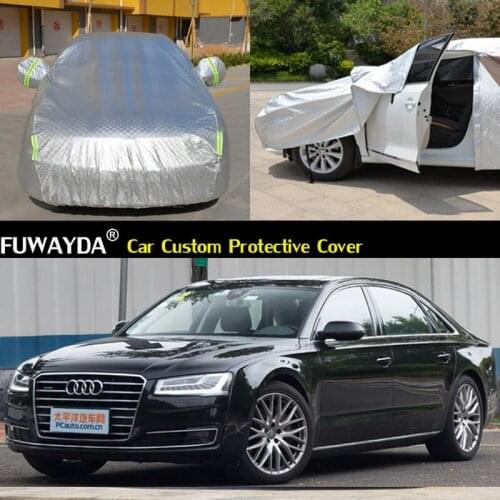 Free shipping!!! Car Covers Anti UV Snow Rain Scratch Resistant Automatic Car Covers For Audi A8 A8L