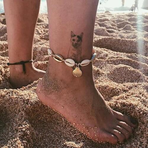 Natural Cowrie Beads Shell Anklet Bracelet Handmade Beach Lovely Foot Jewelry