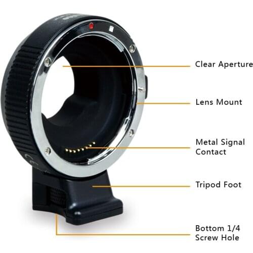 Commlite Electronic AF Auto-Focus built-in IS Lens mount adapter EF-M4/3 for Canon for EOS EF/EF-S lens to M4/3 Camera Panasonic