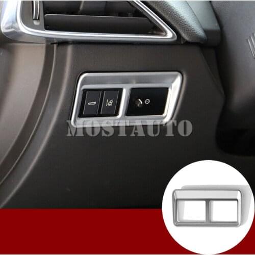 For Jaguar F-Pace X761 Inner Rear Trunk Button Frame Cover Trim 2016-2019 1pcs Car Accessories Interior Car Decor Car Trim