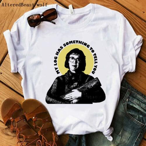 2019 Style Twin Peaks Women vogue print funny Graphic Casual loose t shirt Short Sleeve Summer Tops Tees Harajuku female t shirt