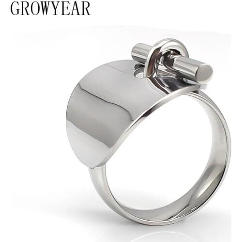 Seymour Model Ring Trendy Narrow Ring Silver Color High Quality Stainless Steel Men and Women Ring The Size 6 7 8 9