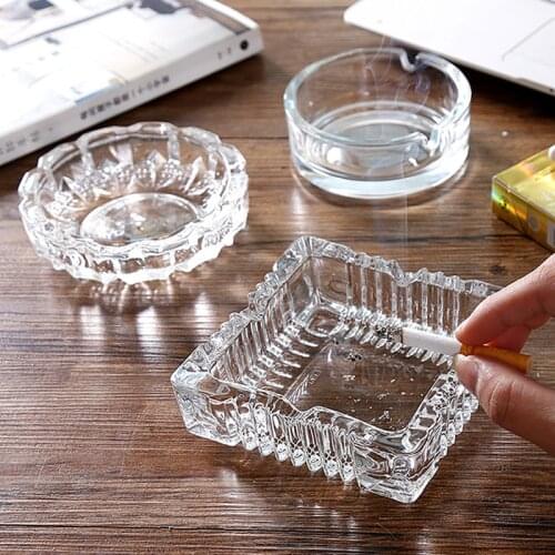 Creative Household crystal glass ashtray personality trend bedroom living room small large ktv bar ashtray WJ605