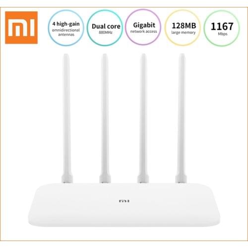 Xiaomi Router 4A Gigabit Standard Version 2.4GHz 5GHz WiFi 1167Mbps WiFi Repeater 128MB DDR3 High Gain Network Extender