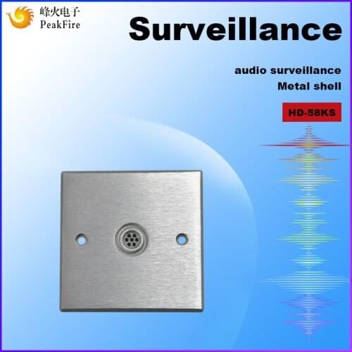 Hidden Audio Surveillance Pickup Microphone Security Hearing Equipment High Sensitive Audio Microphone
