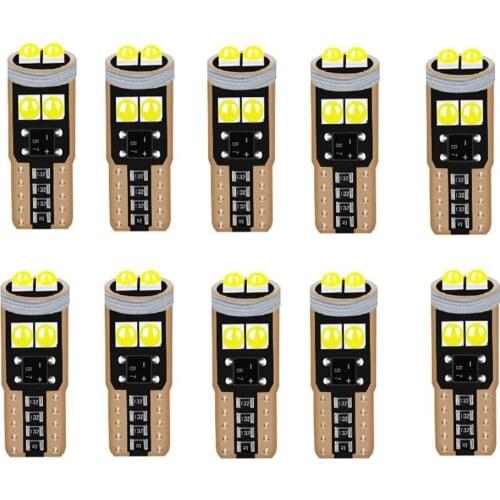 NEW T10 3030 Highlight Decoding Car Led Width Lights Headlight Bulbs Waterproof License Plate Lights Spotlight