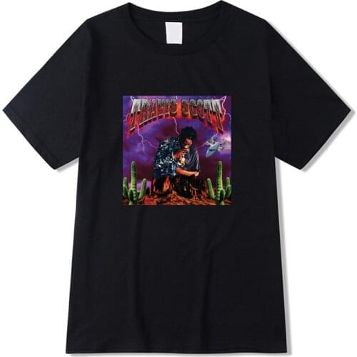 New Arrival Travis Scotts Print T Shirt Men Women Hip Hop T-Shirt Cotton Short Sleeves Cactus Jack Swag T-Shirt Tee Tops