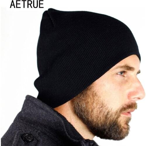 New Beanies Men Hat Winter Hats For Men Women Knit Hat Caps Skull Brand Bonnet Casual Skullies Warm Cap Black Winter Beanie 2018