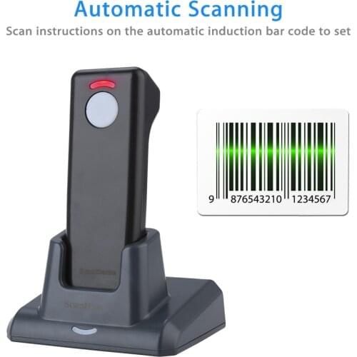 New waterproof handheld Bluetooth Wireless 2D Barcode Scanner fast scanning QR Barcode Reader PDF417