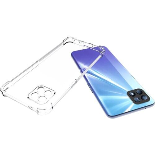 Clear Transparent Case for OPPO Reno4 SE Shockproof Cover Reno4SE Soft Skin