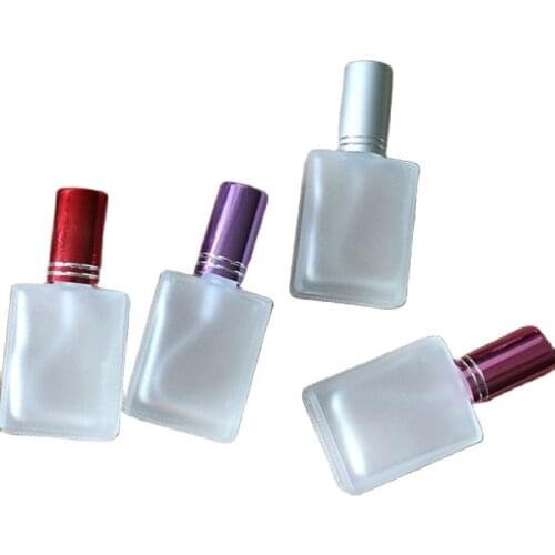 15ml Spray Atomizer Empty Travel Bottle Refillable Press Pump Oils Liquid Container Frosted Glass Bottle Makeup Tools 25pcs/lot